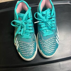 adidas Kids Sneakers in Teal and Pink